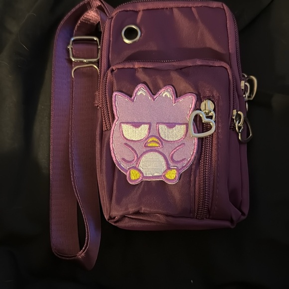 Badtz Maru Purple Crossbody Bag - Picture 2 of 3